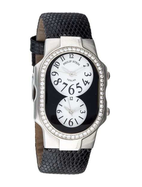 philip stein teslar watch fake|philip stein diamond watch price.